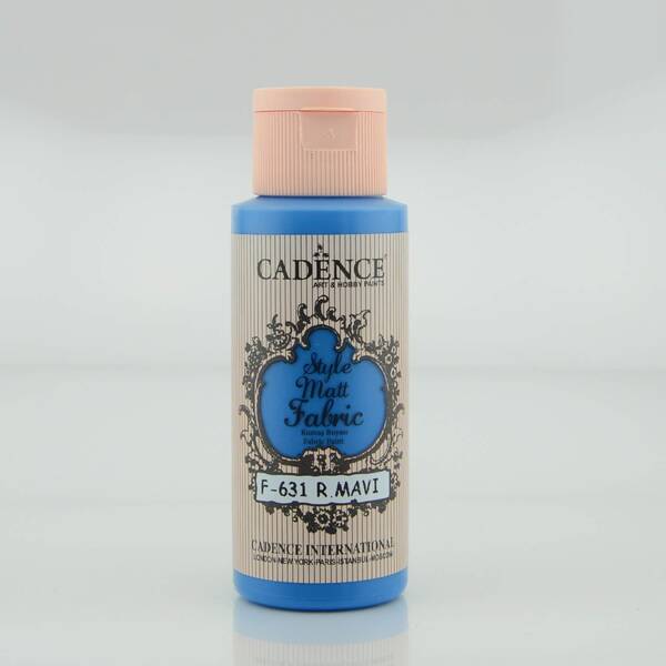 Cadence Style Matt Fabric Kumaş Boyası 59ml Royal Mavi - 1