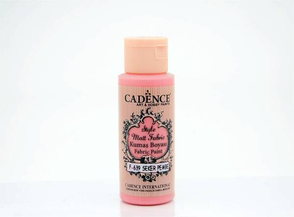 Cadence Style Matt Fabric Kumaş Boyası 59ml Şeker Pembe - 1