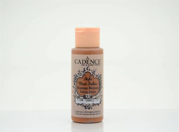 Cadence Style Matt Fabric Kumaş Boyası 59ml Terracotta - 1