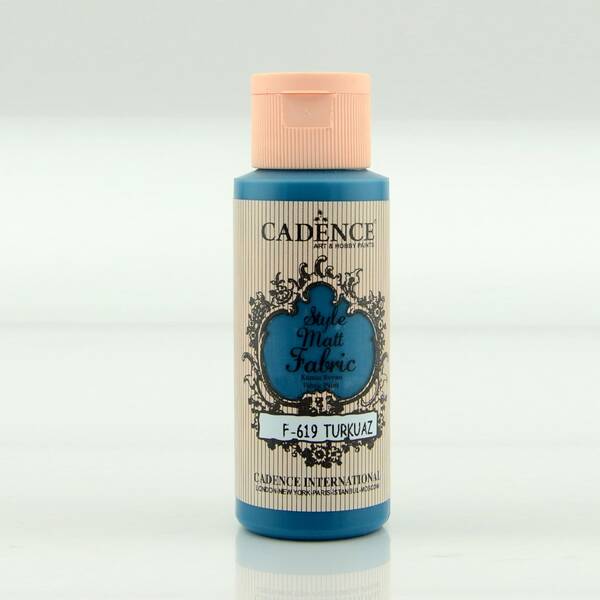 Cadence Style Matt Fabric Kumaş Boyası 59ml Turkuaz - 1