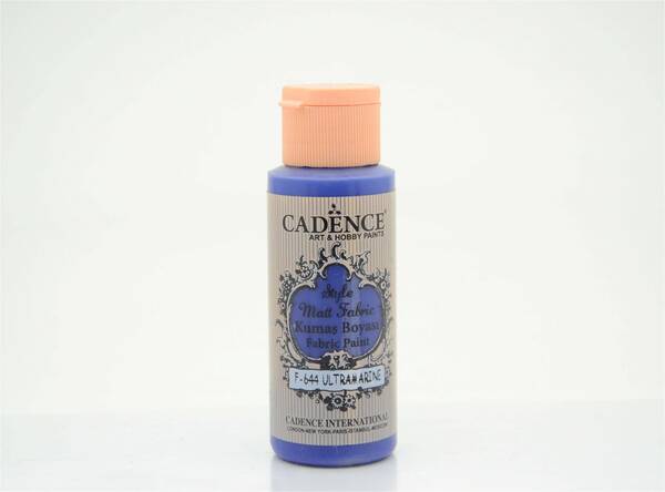 Cadence Style Matt Fabric Kumaş Boyası 59ml Ultramarine - 1