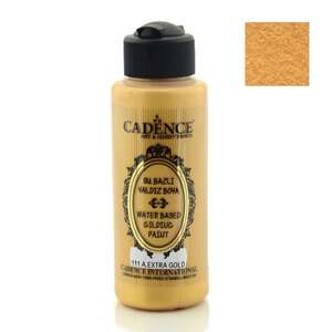 Cadence - Cadence Su Bazlı Yaldız Boya 120ml 106 Antik Altın