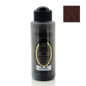 Cadence Su Bazlı Yaldız Boya 120ml Kahverengi - Cadence