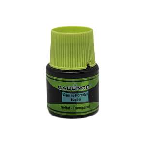 Cadence Transparan Cam Boyası 45 Ml Yağ Yeşili - Cadence