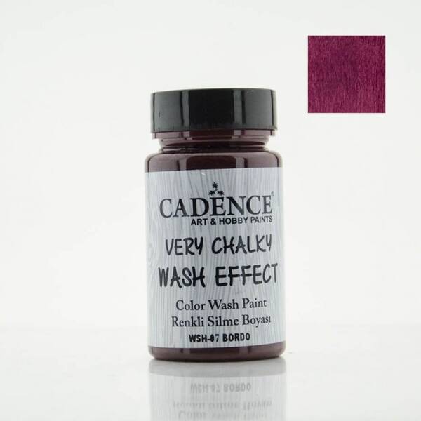 Cadence Very Chalky Wash Effect 90 Ml Wsh07 Bordo