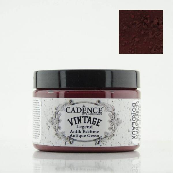 Cadence Vintage Legend Antik Eskitme 150Ml Bordo - 1
