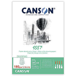 Canson 1557 Eskiz ve Çizim Defteri 180gr A4 30 Yaprak - Canson