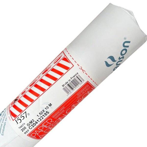 Canson 1557 Rulo Resim Kağıdı 200gr 1,5X10mt - 1