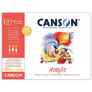 Canson Akrilik Boya Defteri 400gr 18X24cm 10 Yaprak - Canson