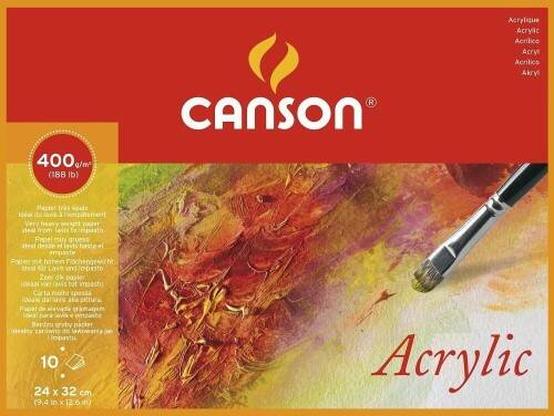 Canson Akrilik Pad 400Gr 24X32 10 Yaprak - 1