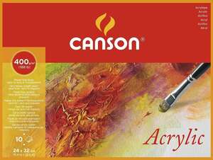 Canson - Canson Akrilik Pad 400Gr 24X32 10 Yaprak