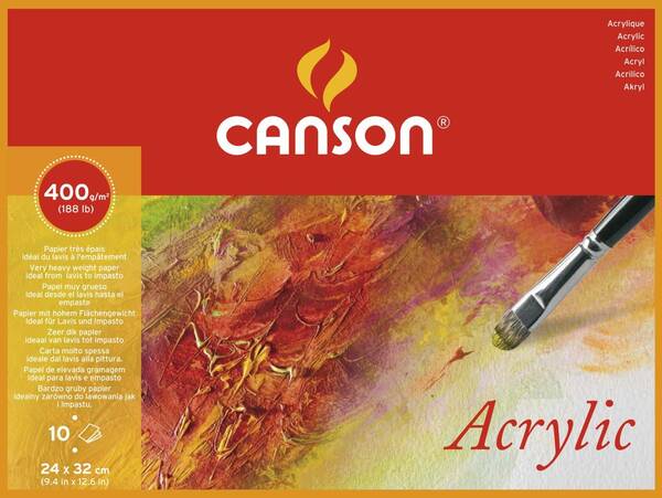 Canson Akrilik Pad 400Gr 32X41 10 Yaprak - 1