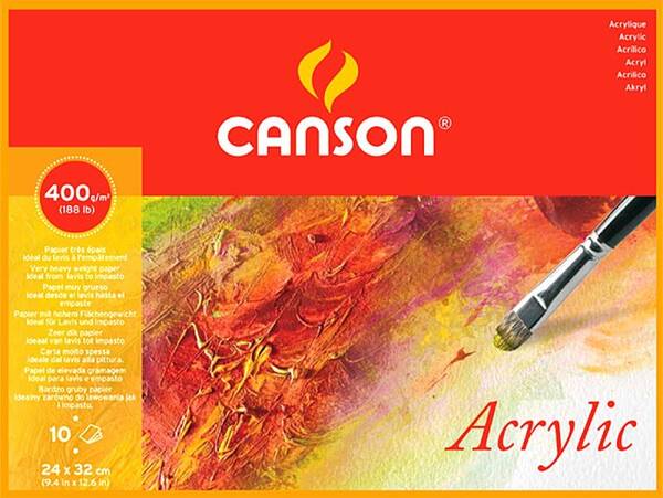 Canson Akrilik Pad 400Gr 36X48 10 Yaprak - 1