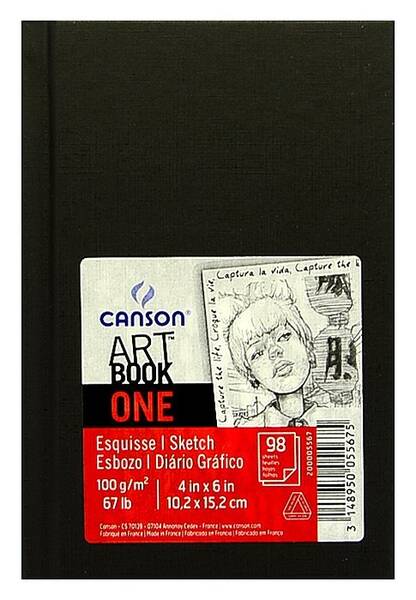 Canson Art Book One Sert Kapak Resim Defteri 100gr 98 Yaprak 10,2X15,2cm