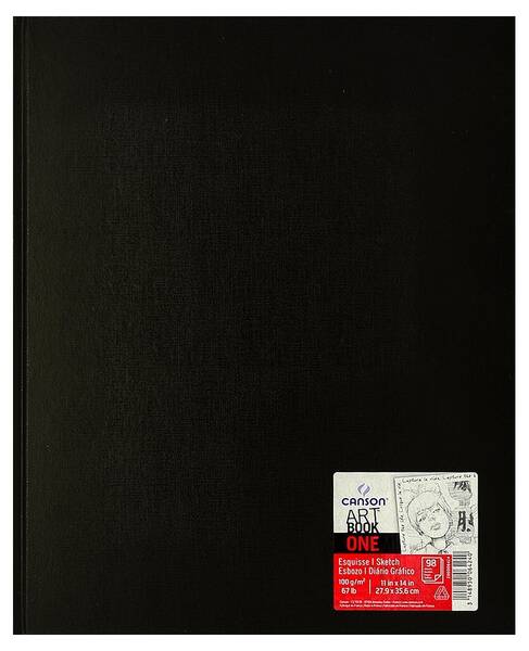 Canson Art Book One Sert Kapak Resim Defteri 100gr 98 Yaprak 27,9X35,6cm - 1