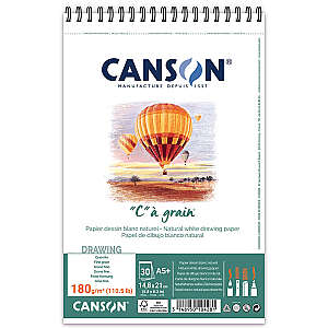 Canson Ca Grain Çizim Defteri 180gr A5 30 Yaprak Spiralli - Canson