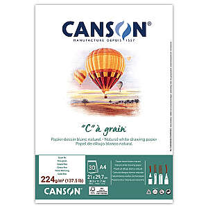 Canson Ca Grain Çizim Defteri 224gr A4 30 Yaprak - Canson