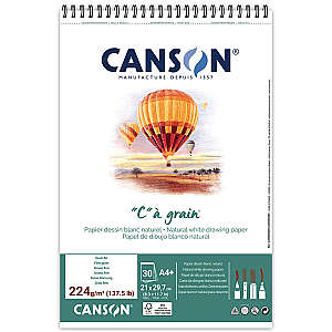 Canson Ca Grain Çizim Defteri 224gr A4 30 Yaprak Spiralli - Canson