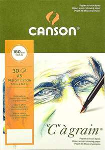 Canson Cagrain Çok Amaçlı Resim Defteri 180gr 30 Yaprak A5 14,8X21cm - Canson