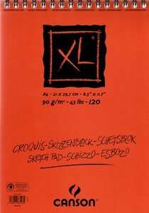 Canson Croquis XL Resim Defteri 90gr A4 21X29,7cm 50 Yaprak - Canson
