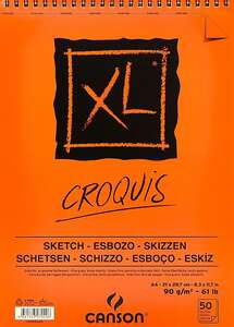 Canson Croquis XL Resim Defteri 90gr A4 21X29,7cm 50 Yaprak - Canson