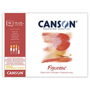 Canson Figueras Yağlı Boya Defteri 290gr 30X40cm 10 Yaprak - Canson