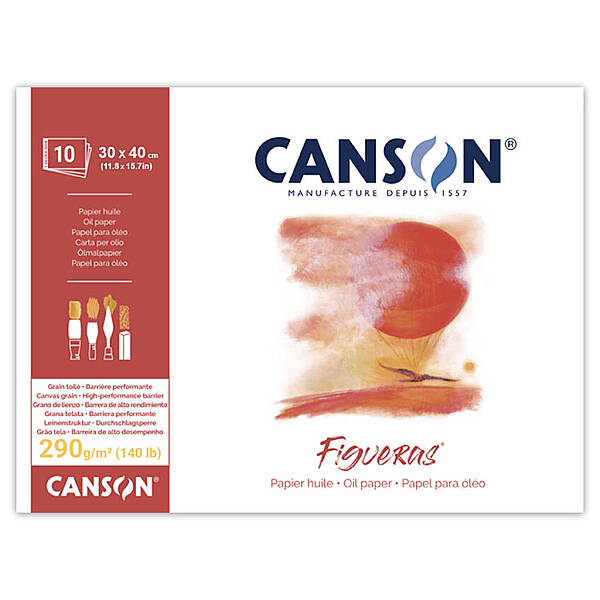 Canson Figueras Yağlı Boya Defteri 290gr 30X40cm 10 Yaprak - 1