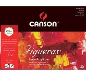 Canson Figureas Yağlı Ve Akrilik Boya Defteri 290 Gr 24X33 10 Yaprak - Canson