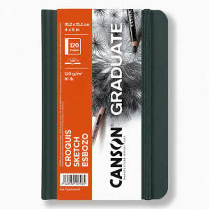 Canson Graduate Book Croquis Eskiz Defteri 120gr 10,2X15,2cm 60 Yaprak - Canson