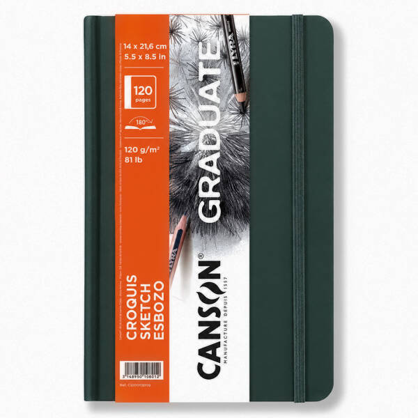 Canson Graduate Book Croquis Eskiz Defteri 120gr 14X21,6cm 60 Yaprak - 1