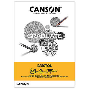 Canson Graduate Bristol Defter 180gr A5 20 Yaprak - Canson