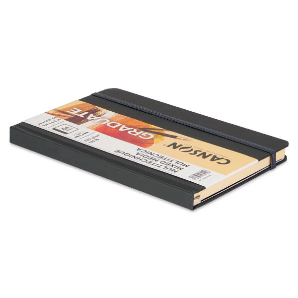 Canson Graduate Mixed Media Book Çok Amaçlı Defter 220gr 14X21,6cm Natural 32 Yaprak - 4