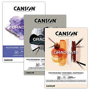 Canson Graduate Mixed Media Çok Amaçlı Defterler - Canson