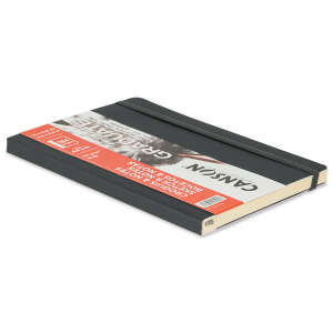 Canson Graduate Sketch & Notes Book Softcover Defter 90gr 14X21,6cm 92 Yaprak Koyu Gri - 4