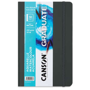 Canson Graduate Watercolour Book Sulu Boya Defteri 250gr 14X21,6cm 28 Yaprak Dikey - Canson