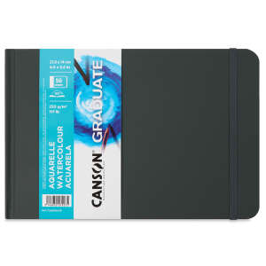 Canson Graduate Watercolour Book Sulu Boya Defteri 250gr 14X21,6cm 28 Yaprak Yatay - Canson