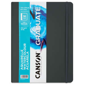 Canson Graduate Watercolour Book Sulu Boya Defteri 250gr 21,6X27,9cm 28 Yaprak - Canson