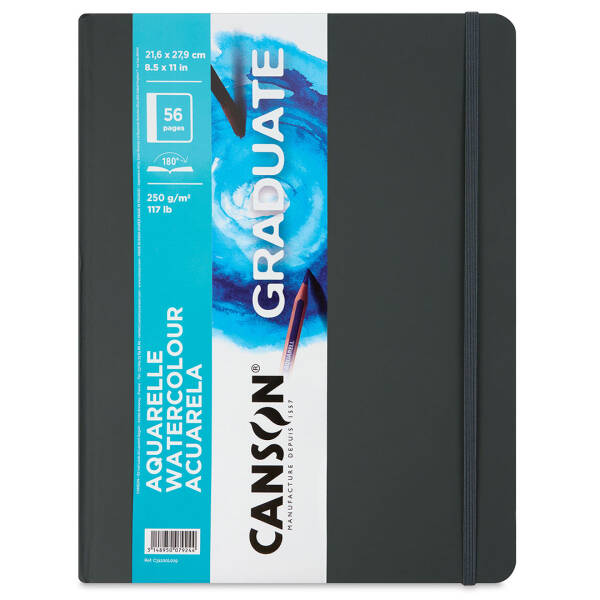 Canson Graduate Watercolour Book Sulu Boya Defteri 250gr 21,6X27,9cm 28 Yaprak - 1