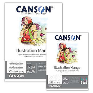 Canson Illustration Manga Marker Defterleri - Canson