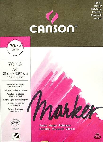 Canson Layout Marker Defteri A4 70gr 70 Yaprak