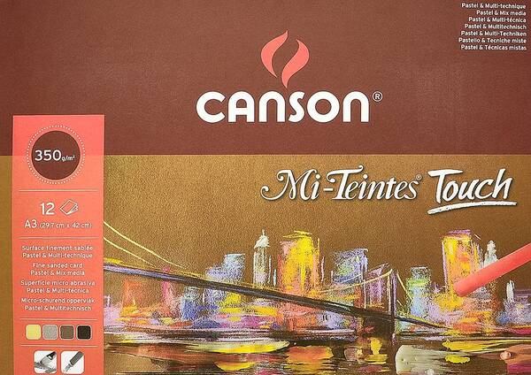 Canson Mi-Teintes Touch Pastel Boya Defter A3 350gr - 1