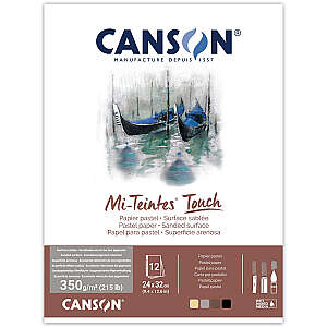 Canson Mi-Teintes Touch Pastel Boya Defteri 350gr 24X32cm 12 Yaprak - Canson