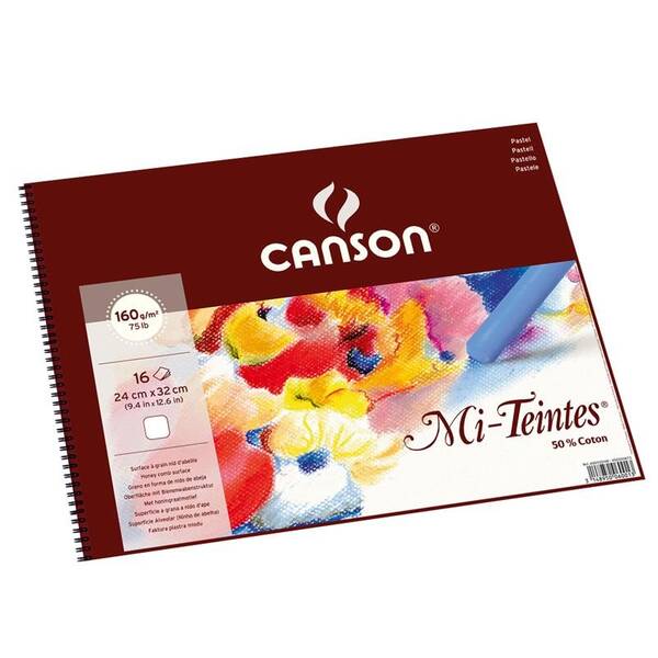 Canson Mi-Tientes Pastel Boya Defteri 160gr 32X41cm 16 Sayfa - 1