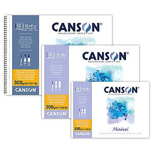 Canson Montval Sulu Boya Defterleri - Canson