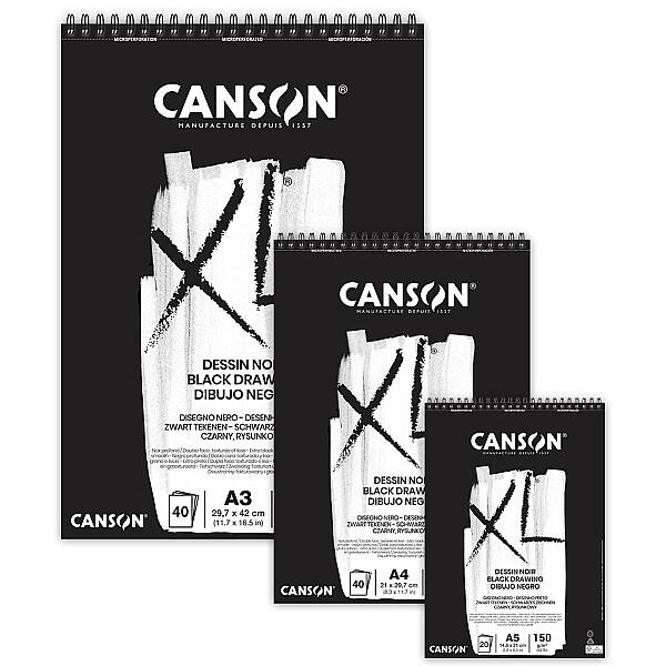 Canson XL Black Eskiz Defterleri - 1
