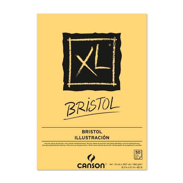 Canson XL Bristol Defter 180gr A4 50 Yaprak - 1