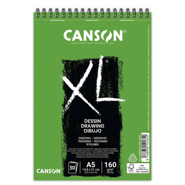 Canson XL Drawing Çizim Defteri 160gr A3 50 Yaprak - 1