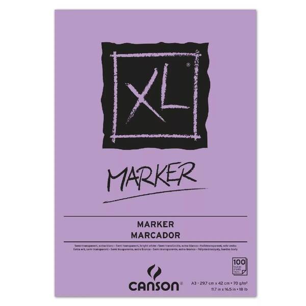 Canson XL Marker Defteri A3 70gr 100 Yaprak - 1