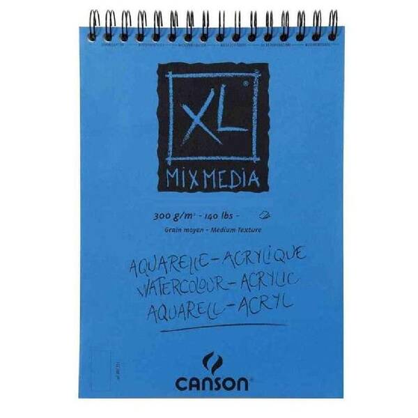 Canson XL Mix Media Resim Defteri 300gr A5 15 Yaprak - 1