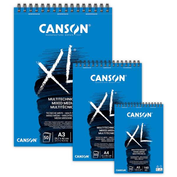 Canson XL Mixed Media Çok Amaçlı Defterler - 1
